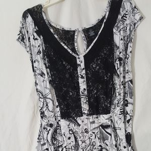 3x Nightmare Before Christmas Smock Dress